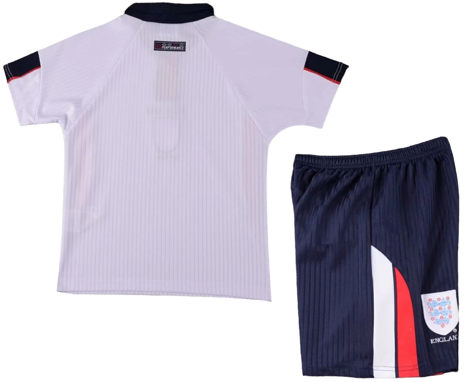 Kit infantil I Seleção da Inglaterra 1998 Umbro retro Kit infantil I Seleção da Inglaterra 1998 Umbro retro